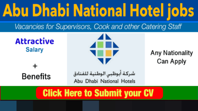 Abu Dhabi National Hotels Jobs in UAE