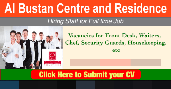 Apply Online For Al Bustan Centre and Residence Careers: Hotel Jobs in Dubai Here
