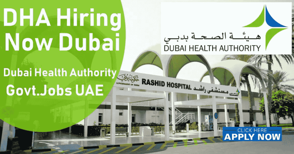 Apply Online For Dubai Health Authority Careers: DHA Jobs in UAE Here