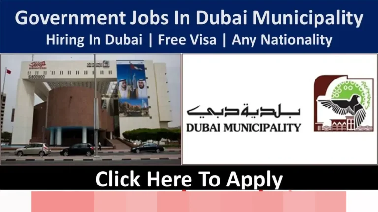 Dubai Municipality Government Jobs