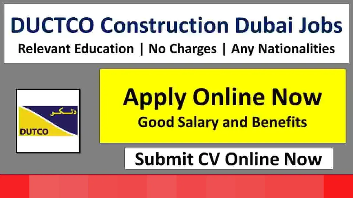 Dutco Construction Jobs in Dubai