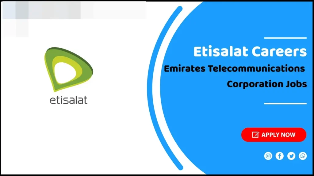 Etisalat has exciting job openings for fresh & experienced candidates. Apply online for Etisalat Careers: Telecom Jobs in Dubai & Abu Dhabi.