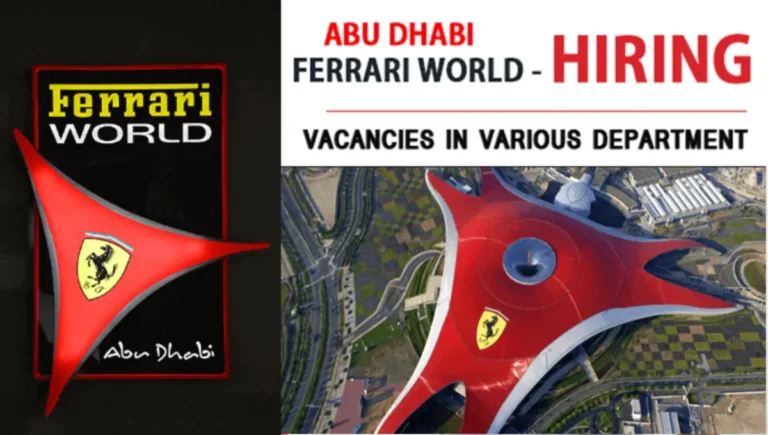 Apply Online For Ferrari World Careers in UAE New Abu Dhabi Job OpeningsFerrari World Careers in UAE New Abu Dhabi Job Openings Here