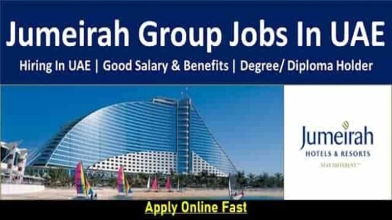 Jumeirah Hospitality Job Vacancies UAE