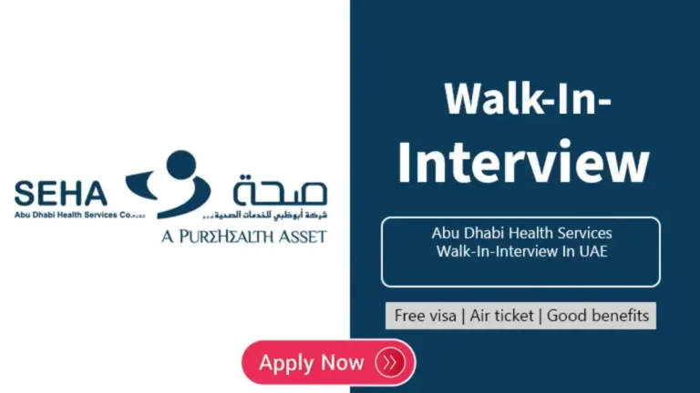 SEHA Abu Dhabi Healthcare Company Jobs in UAE