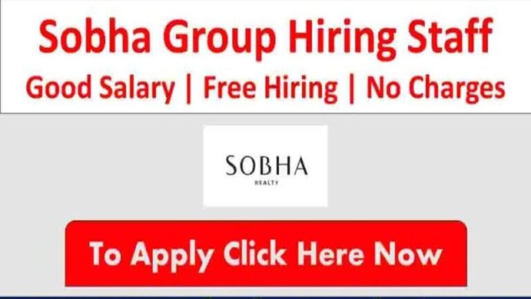 Sobha Realty Real Estate Jobs in Dubai
