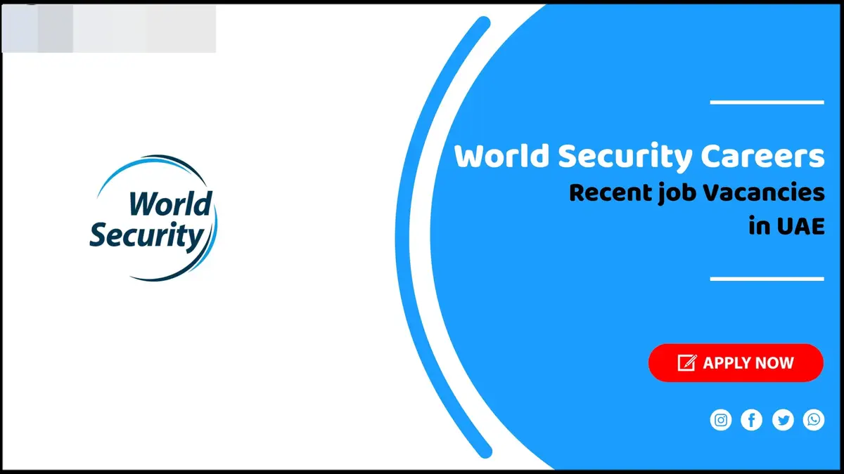World Security Jobs in Dubai