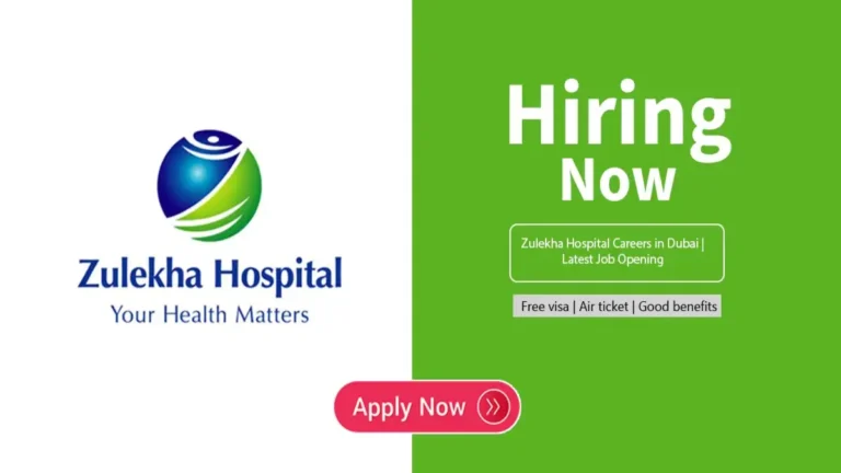 Zulekha Hospital Jobs in Dubai and Sharjah UAE