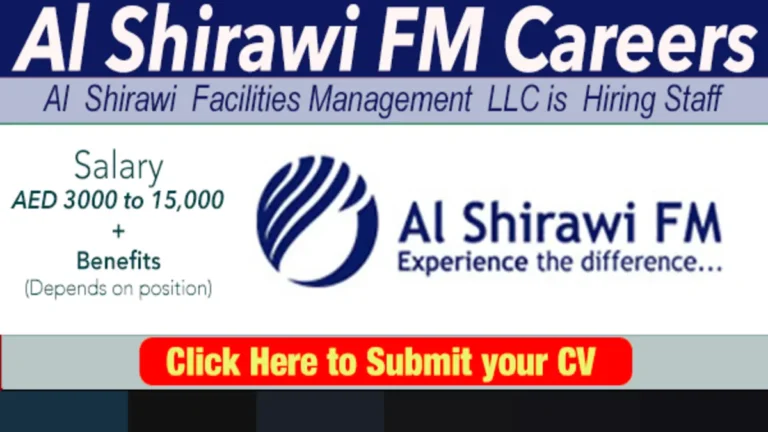 Al Shirawi Careers in UAE: Jobs in Dubai