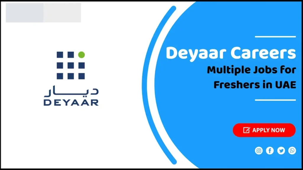 Apply Online For Deyaar Careers: Deyaar Facilities Management Dubai Jobs Here