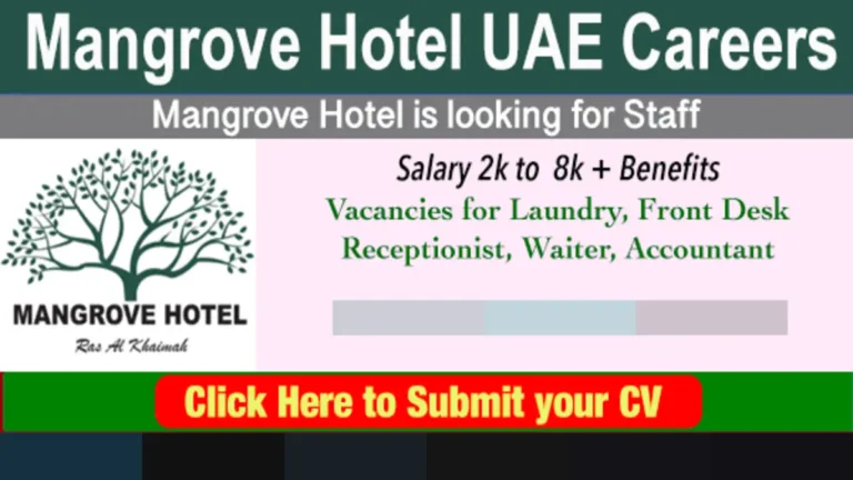 Mangrove Hotel Jobs in UAE