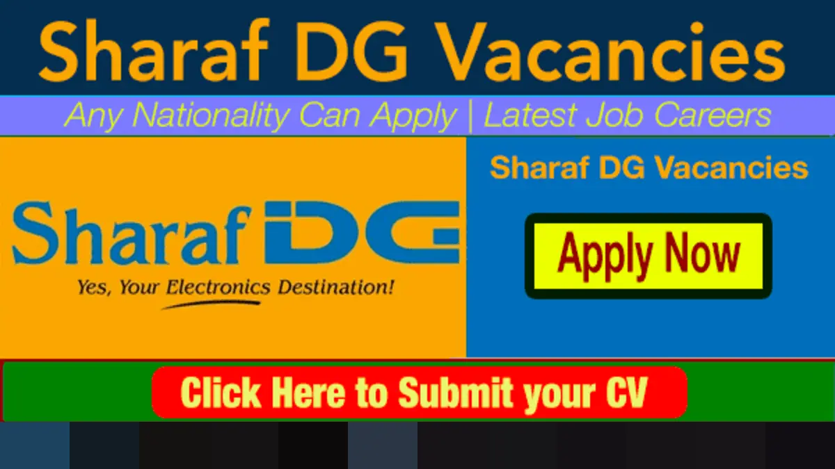 Sharaf DG Careers in Dubai Latest UAE Job Openings 2025