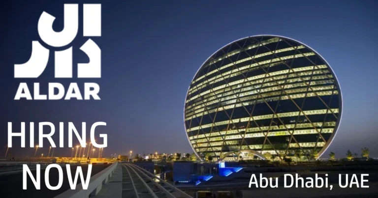 Aldar Properties Careers in UAE New Real Estate Jobs