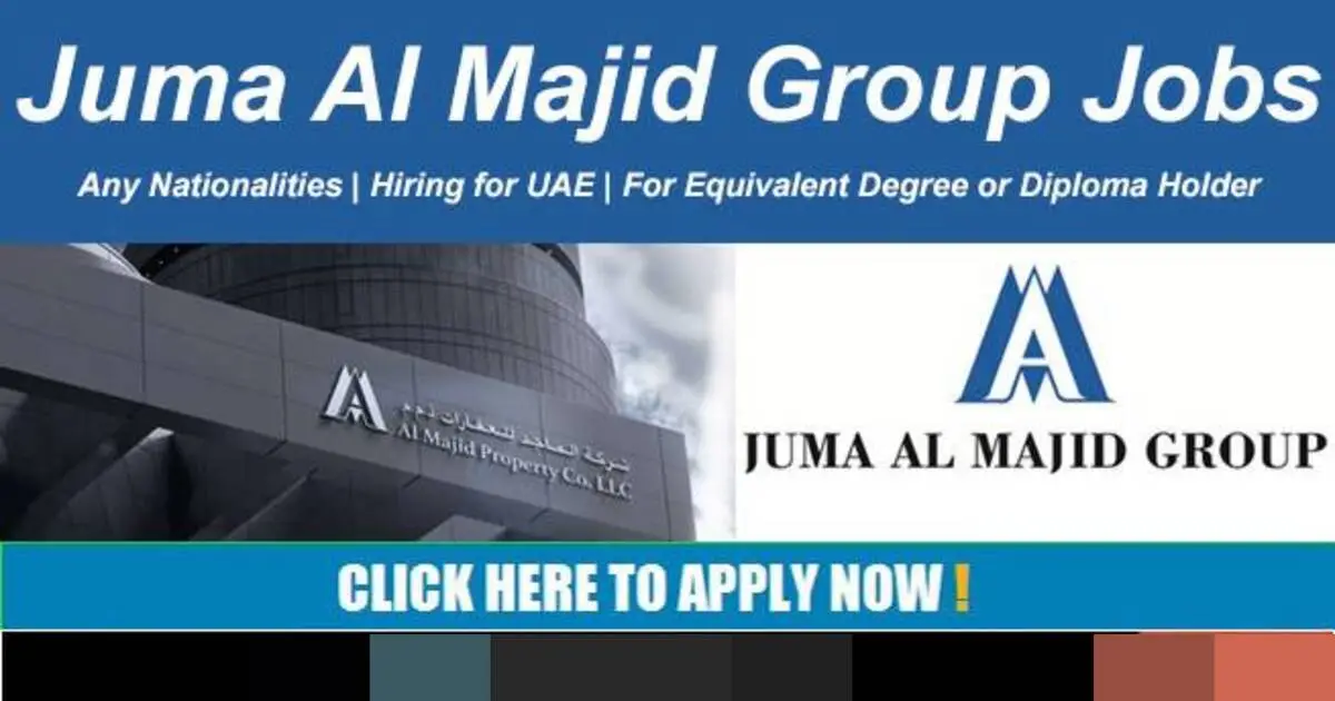 Juma Al Majid Group Careers in UAE Latest Dubai Jobs