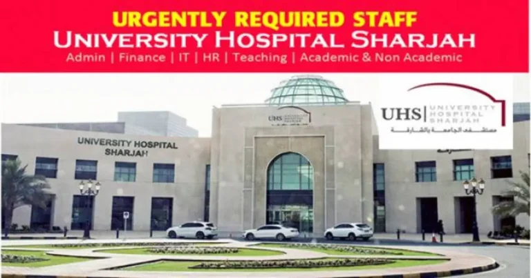 University Hospital Sharjah Careers: UHS Jobs in UAE